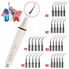 Dental Ultrasonic Piezo Scaler Handpiece 5*Scaling Tips Fits EMS Cavitron SK-E1
