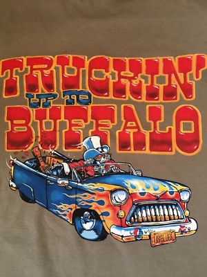 Grateful Dead Truckin Up to Buffalo shirt - size MEDIUM