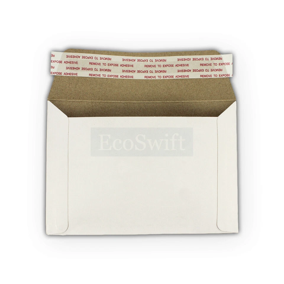 1-10000 6.5 x 4.5 EcoSwift Self Seal Photo Ship Flats Cardboard Envelope Mailers - Image 3 of 4
