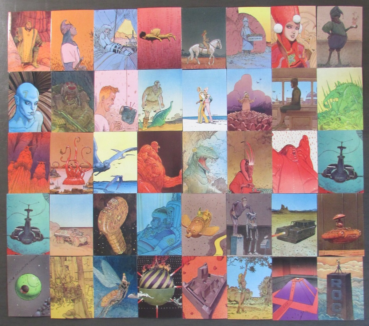 Moebius 1993 trading cards sold singly you pick! Comic Images as