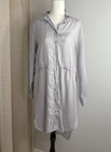 Mela Purdie Grey Button Up Long Sleeve Dress Size Aus 10 Small Luxe Capsule