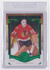 2015-16 UD ARTIFACTS EMERALD BASE 55/99 TONY ESPOSITO #139 CHICAGO BLACKHAWKS