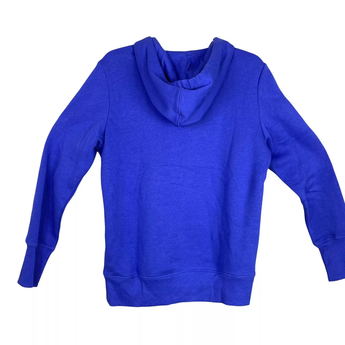Reebok CrossFit Hoodie Sweatshirt Women L Blue Front Graphic