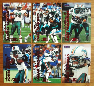 1999 Fleer Football MIAMI DOLPHINS Team Set - Dan Marino