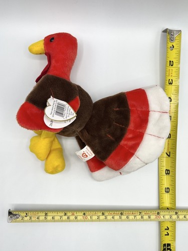 Vintage 1996 TY Beanie Baby - GOOBLES Turkey 8” NWT Mint Condition - Picture 10 of 10