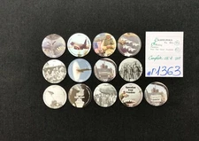 AAFES POGS, 5th Printing,13 POGS, 25c COMPLETE set, #P1363 or #P1364, MINT