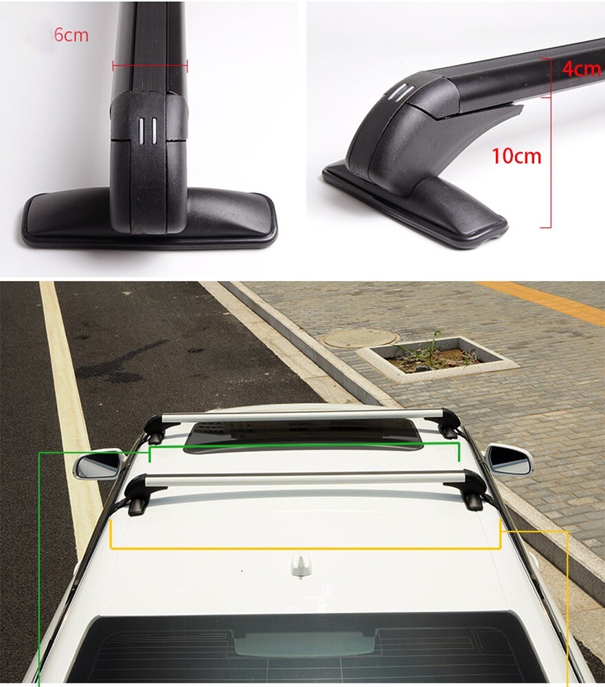 Crossbar Cross Bar Cargo Carrier Fits for Honda Redgeline 2017+ W/O Roof Rack