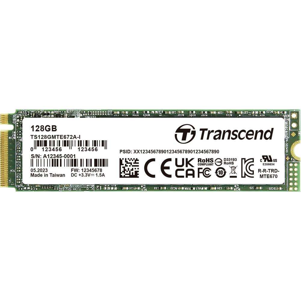 Transcend 128 GB SSD interno PCIe TS128GMTE672AI-VS1