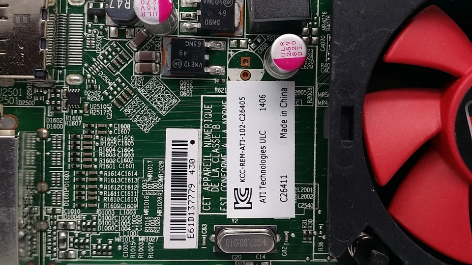 Dell ATI RADEON HD 6450 1Gb GDDR3 PCI-E Graphic card - 0WH7F, 00WH7F  - Image 2 of 4