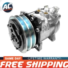 CMU103 Universal Compressor for Abacus 507 / Sanden 5H11 V-Belt 2 Grooves R134a