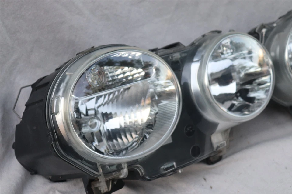 04-07 Jaguar XJ8 XJR VDP Headlight Lamp HALOGEN Set L&R POLISHED Foto 4 de 4