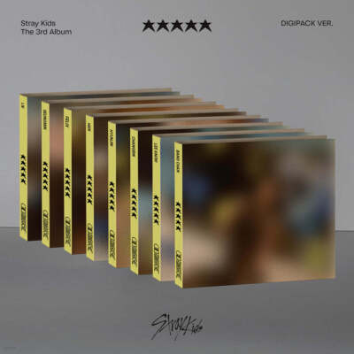 STRAY KIDS 3rd Album 5-STAR Digipack Ver. CD+P.Book+Mini Poster+Card+Lyrics+Gift