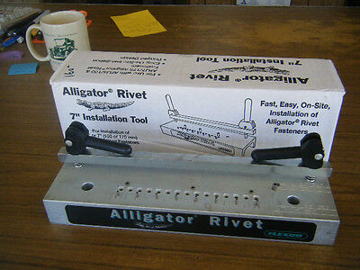 Flexco 15004 Alligator Rivet 7" Fastener Splice Tool for Round Hay Baler Belt