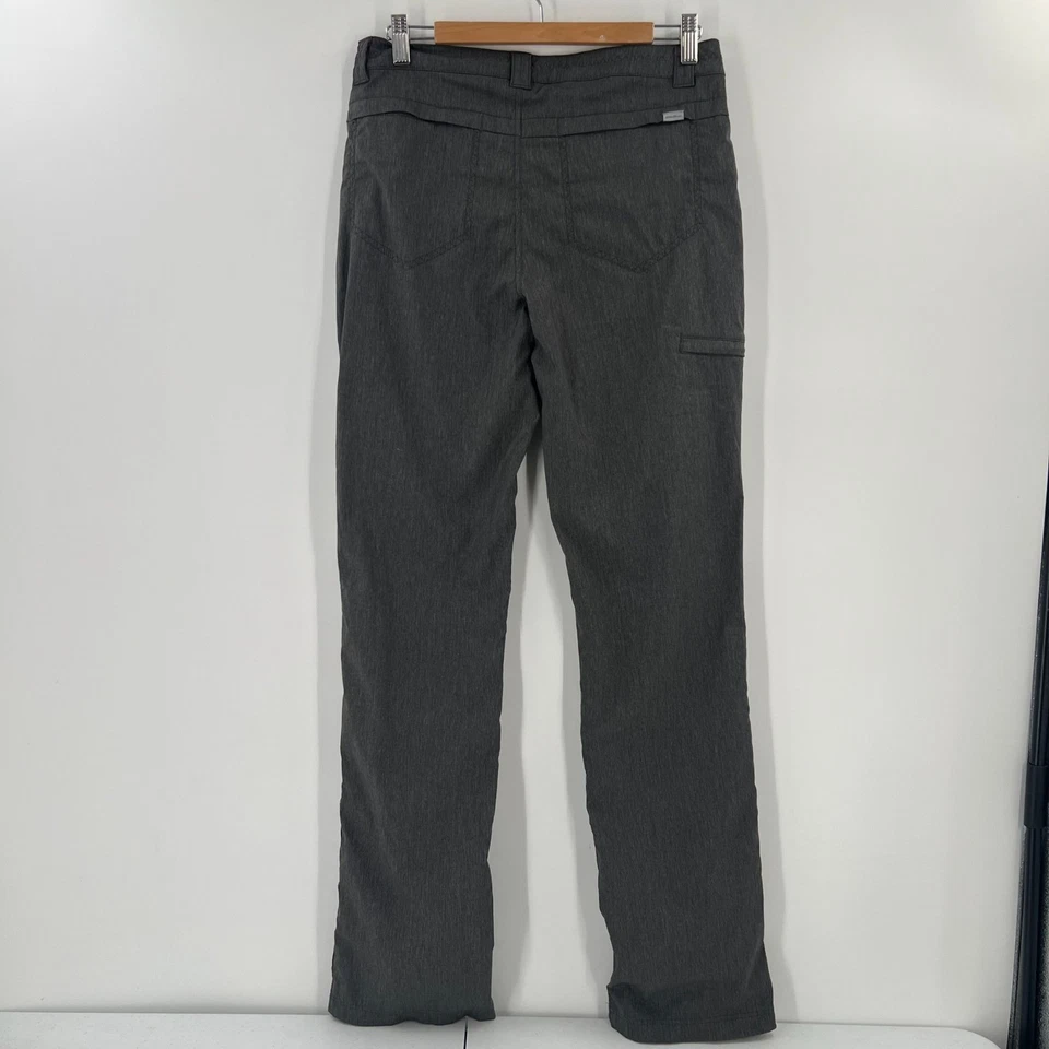 Pantalones de Senderismo Eddie Bauer 6T Alto Travex Nylon Convertibles Enrollables Gris Elástico Foto 3 de 4