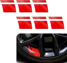 Reflective Wheel Rim Decal Stripes, Waterproof Hub Stickers for 18"-21" Wheels,