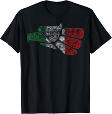 Camiseta Arqueológica México Sagrado Calendario Azteca Águila Mexicana