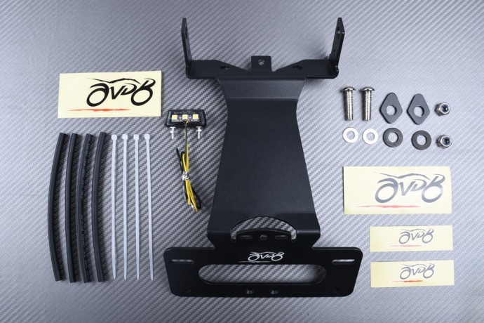 Support de plaque Ducati Scrambler 1100 rigide usiné CNC en alliage léger