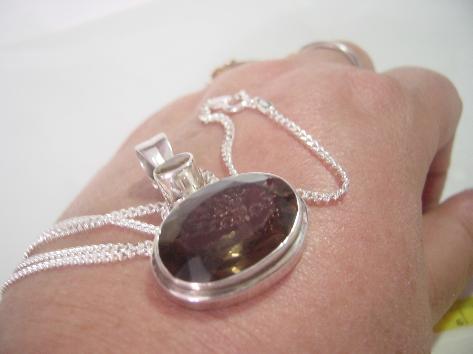 vintage-Solid Silver-chunky pendent-superb natura… - image 13