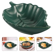  Piatti in ceramica porcellana foglia piatto ringraziamento cucina