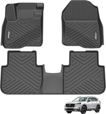 Custom Fit Floor Mats Compatible with Honda CR-V 2023-2025 Include Hybrid , Bla