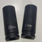 2 1/2-Inch Drive 22mm 12-Point Deep Impact black Socket, Metric Steel  — photo 5