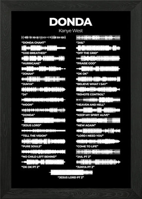 Donda Framed Wall Art Poster Canvas Print Picture