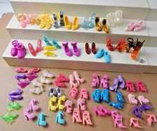 Barbie Shoes Heels Sandals Lot 45 Matching pairs