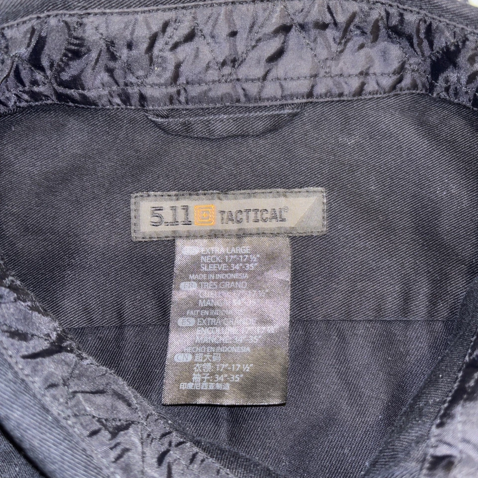Camisa uniforme negra táctica para hombre 5.11 talla XL Foto 4 de 4