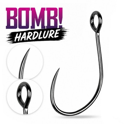 10x Spoon Haken ohne Widerhaken | Einzelhaken für Spoon Spinner Mini Wobbler