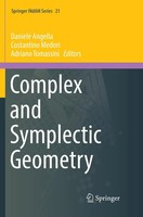 Complex And Symplectic Geometry Daniele Angella (U. A.) Taschenbuch Viii 2018
