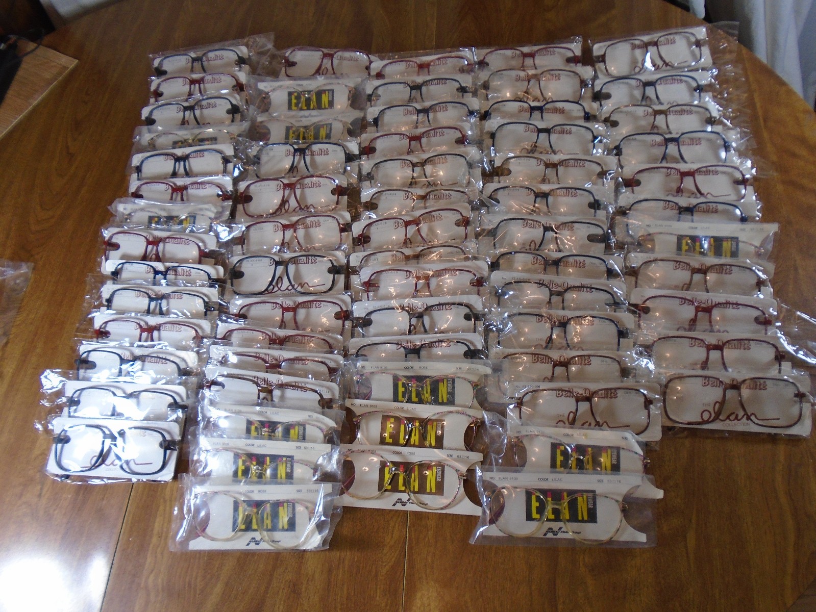 LOT of 67 Elan Eyeglasses Frames Vintage NOS 1980s