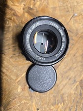 Canon Lens FD 50 mm 1:1.8 Not Tested Made In Japan