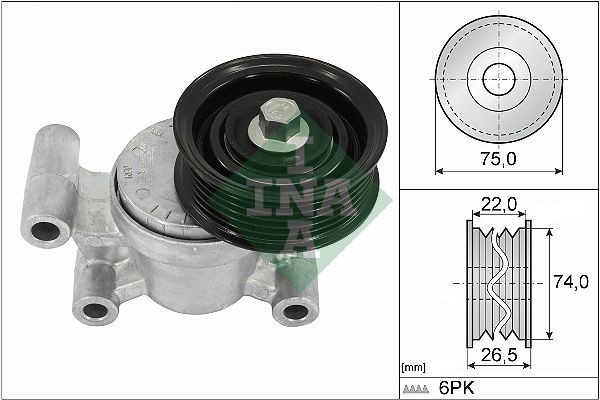 INA Spannarm, Keilrippenriemen 534 0293 10 FüR Mazda-image