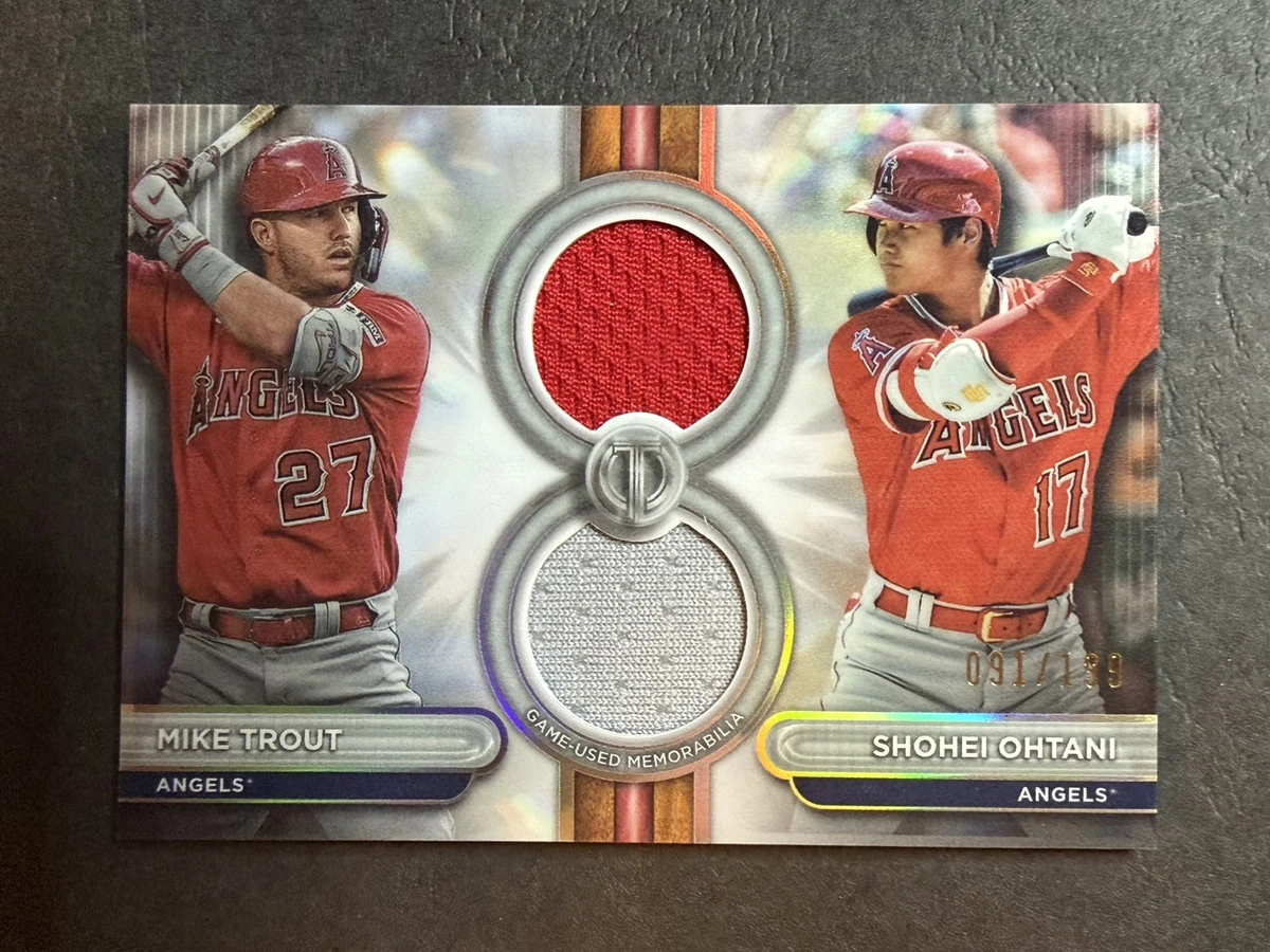 2024 Topps Tribute - Mike Trout Shohei Ohtani #DR2-TO for sale | eBay