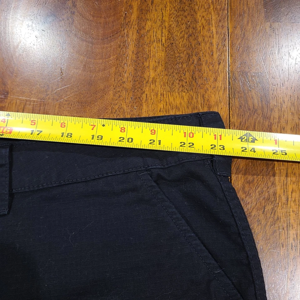 Pantalones Cortos Dickies Carga Para Mujer Talla 24W Calce Relajado Negros Informales Ropa de Trabajo Duraderos Foto 2 de 4