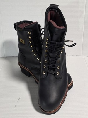 Chippewa Paladin 8” Size 10.5M Men's Black Leather Steel Toe