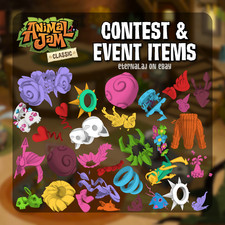 Animal Jam Classic AJC Contests Event Items READ DESCRIPTION