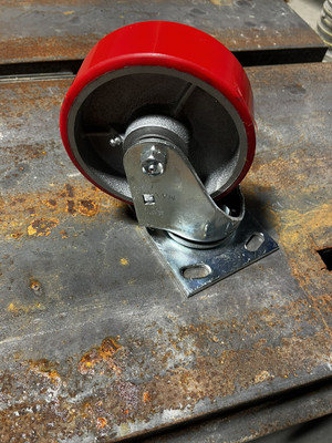 #ad Heavy Duty 6” Caster RIG8X2ER rubber on iron 7.5” Overall Height $15.00