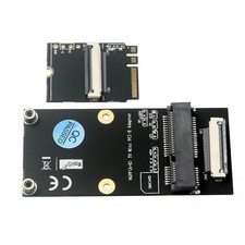 NEW M.2 NGFF key A/E/A E to Mini PCI-E Adapter with FFC Cable Case