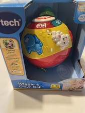 VTech Wiggle and Crawl Ball Educational Rolling Infant Baby Interactive Toy