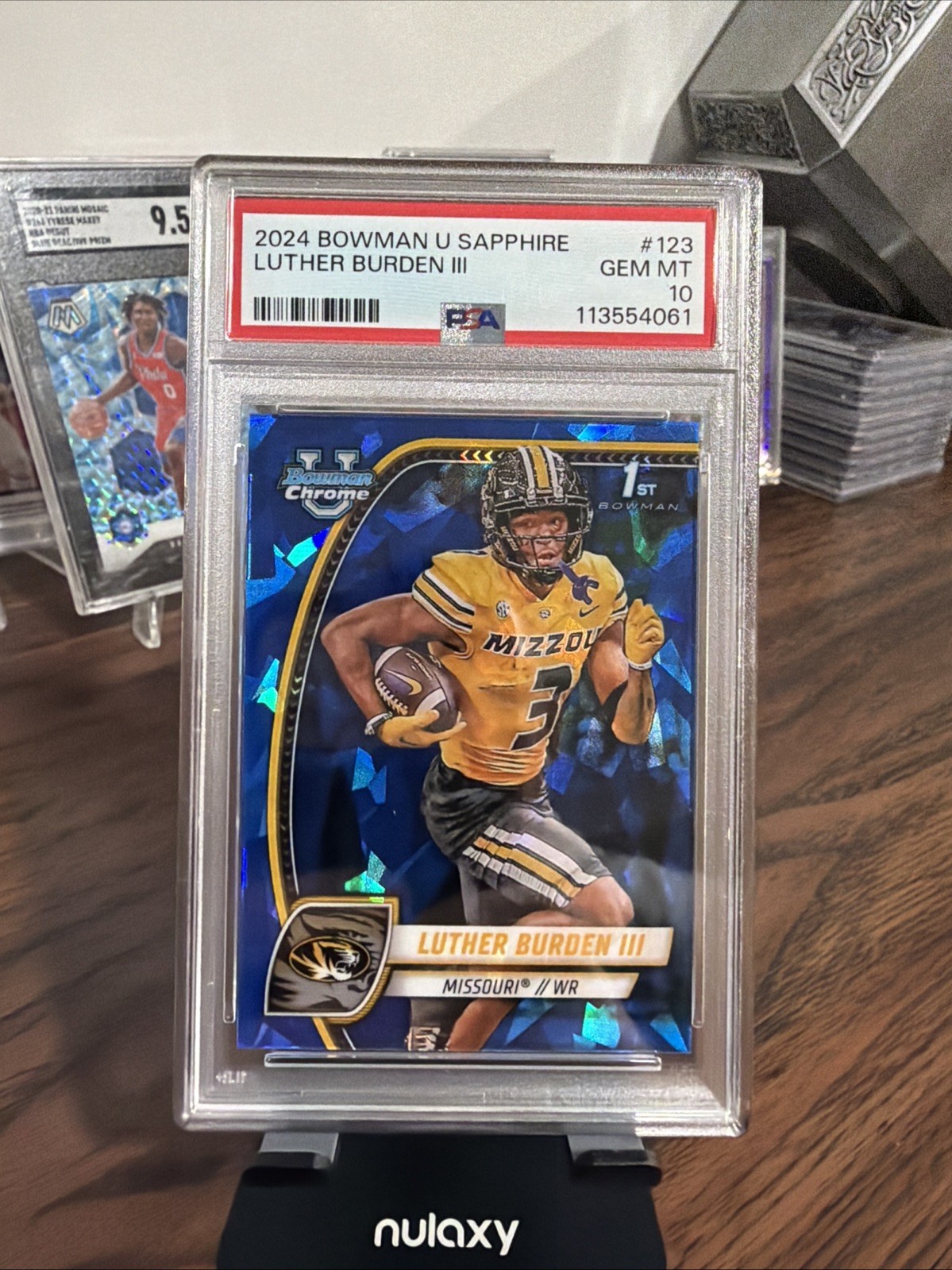 2024 Bowman University Chrome Sapphire Edition - Luther Burden #123 (RC)