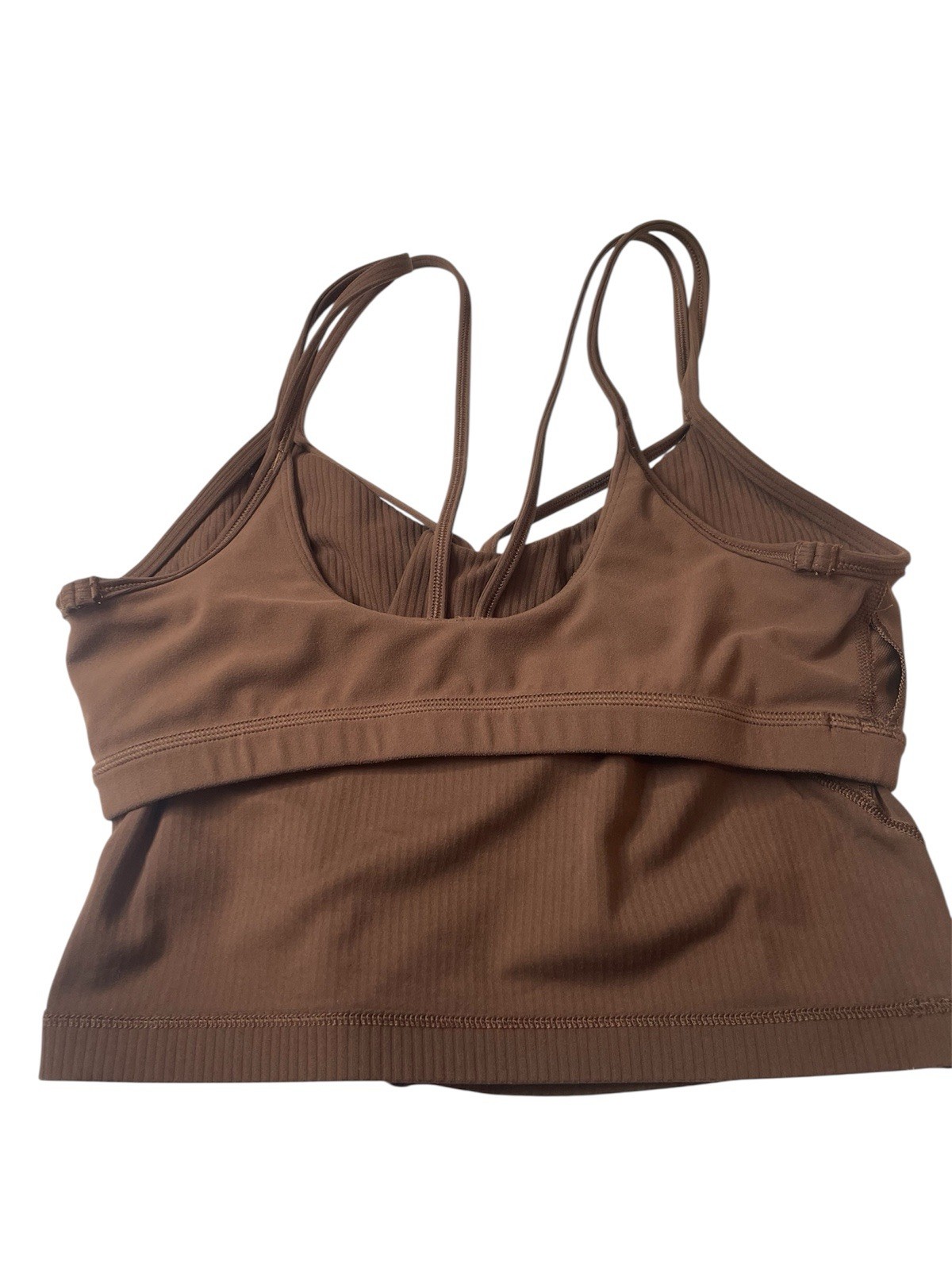 Lululemon Align Ribbed STRAPPY Tank In JAVA SZ 6 … - image 2