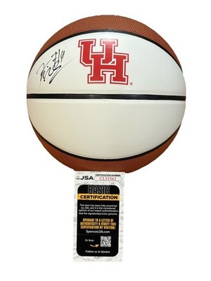 JSA COA KINGSTON FLEMINGS Signed Autographed Houston Cougars