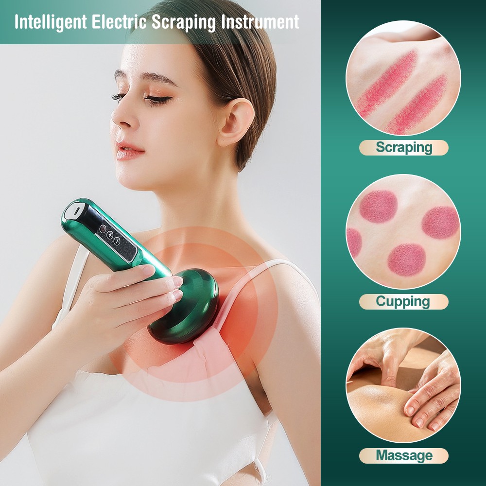 Electric Vacuum Cupping Massager For Body Anti-Cellulite Suction Cup Gua Sha Mas