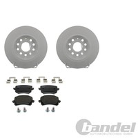 Ferodo Bremsscheiben 282Mm + BelÄGe Hinten FüR VW Passat CC 3C 357 358 B7 B6