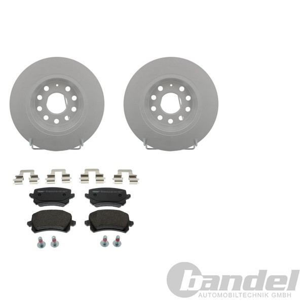 Ferodo Bremsscheiben 282Mm + BelÄGe Hinten FüR VW Passat CC 3C 357 358 B7 B6-image