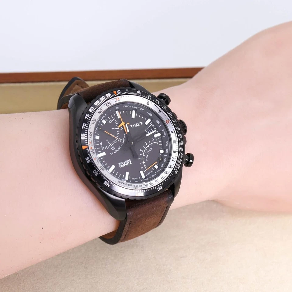 Bedienung TIMEX Uhr Intelligent Quartz Chronograph Datum 2410 - Bild 3 von 4