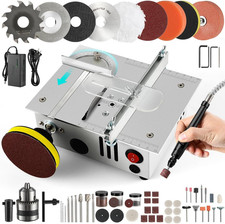 Mini sierra de mesa Hobby para manualidades sierra de banco eléctrica de doble motor herramienta de corte hágalo usted mismo