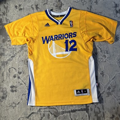 2013 Andrew Bogut #12 Sleeved Jersey Adidas Golden State