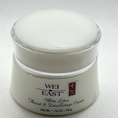 Wei East White Lotus Throat Decolletage Neck Cream 1.76 oz Jar-Sealed NOS